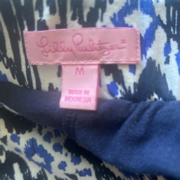 Lilly Pulitzer Madison skort in Beckon Blue Oh My Cod print - Picture 4 of 8